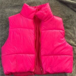 Amazon Hot Pink Puffer Vest